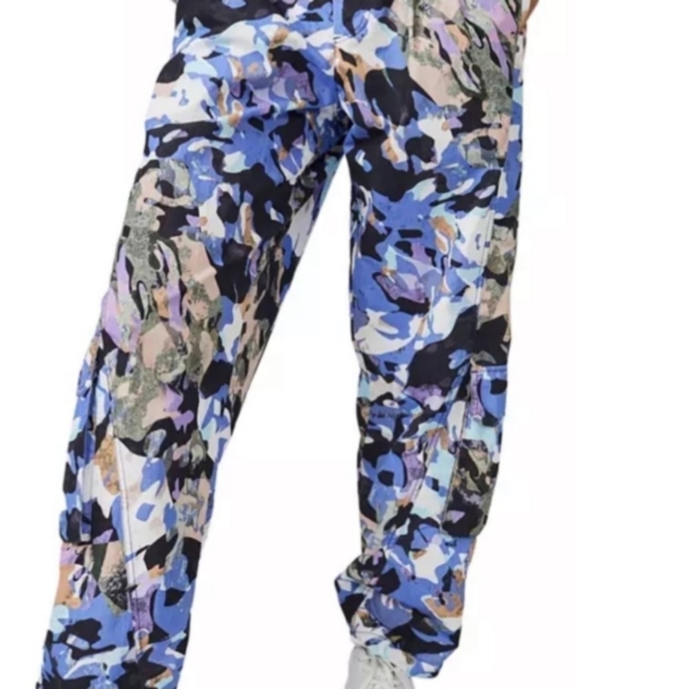 FP Movement by Free People Mesmerize Me Cargo Pants in Violet Splendor Camo - Picture 3 of 12